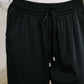 City Ease Wide Leg Bottoms in Black