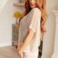 Coastal Dreams Fishnet Top in Cream