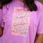 Love Like Jesus Check Crop/Tee