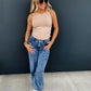 PREORDER: Charlie Cinch Hem Wide Leg Jeans