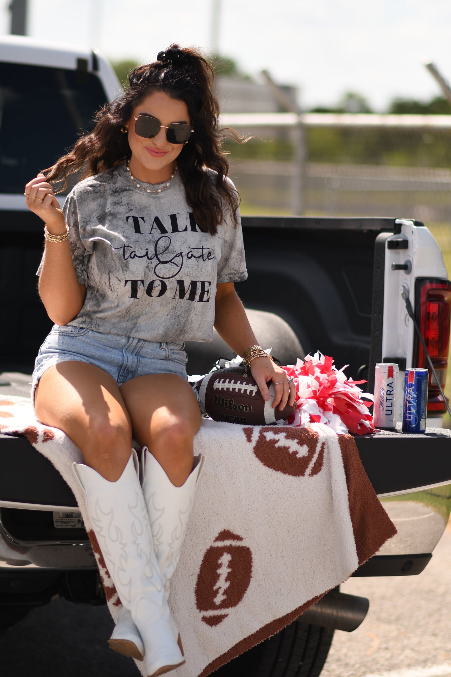Talk Tailgate To Me Tee