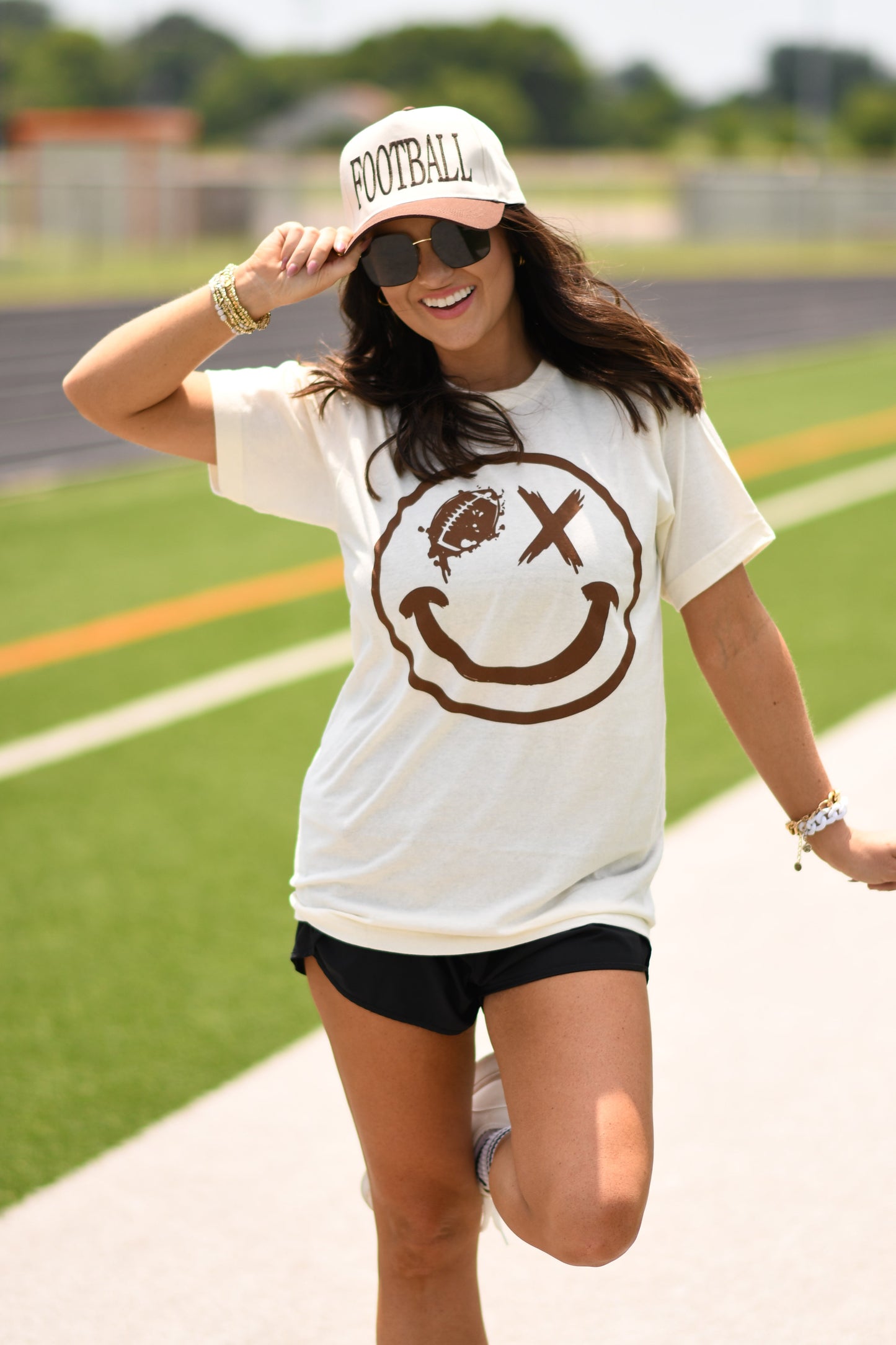 *SALE* RTS FOOTBALL WINK SMILEY TEE