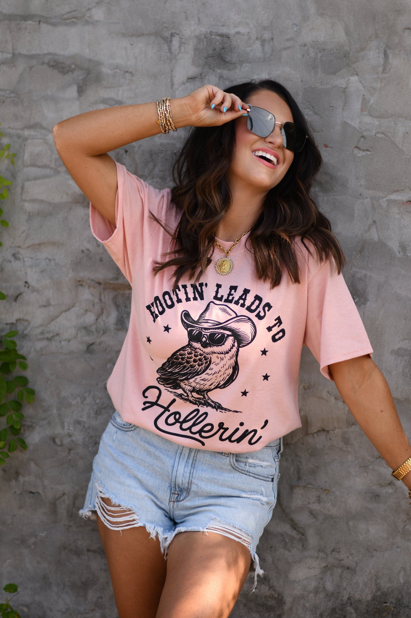 Hootin' Leads To Hollerin' Tee