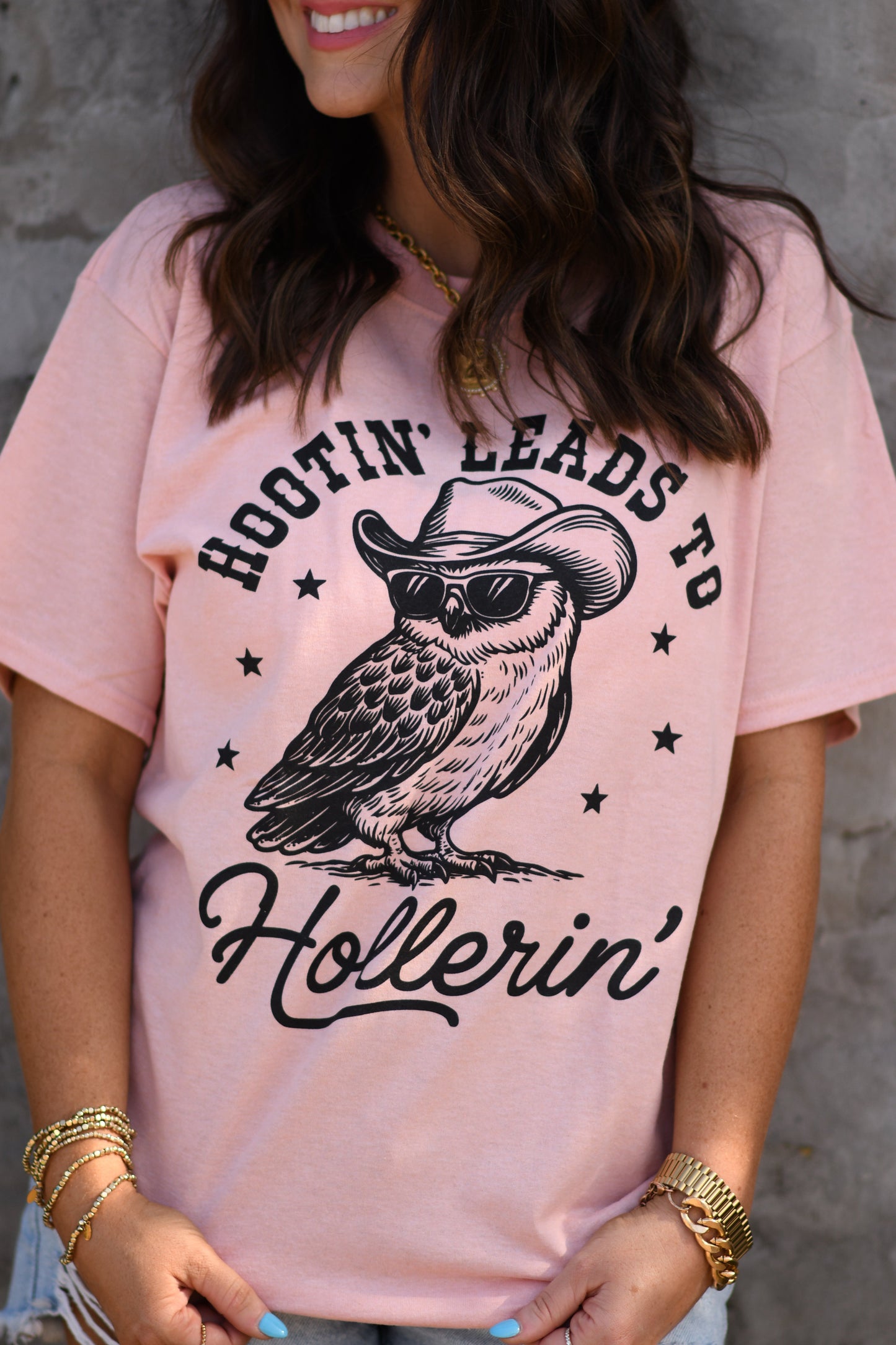 Hootin' Leads To Hollerin' Tee