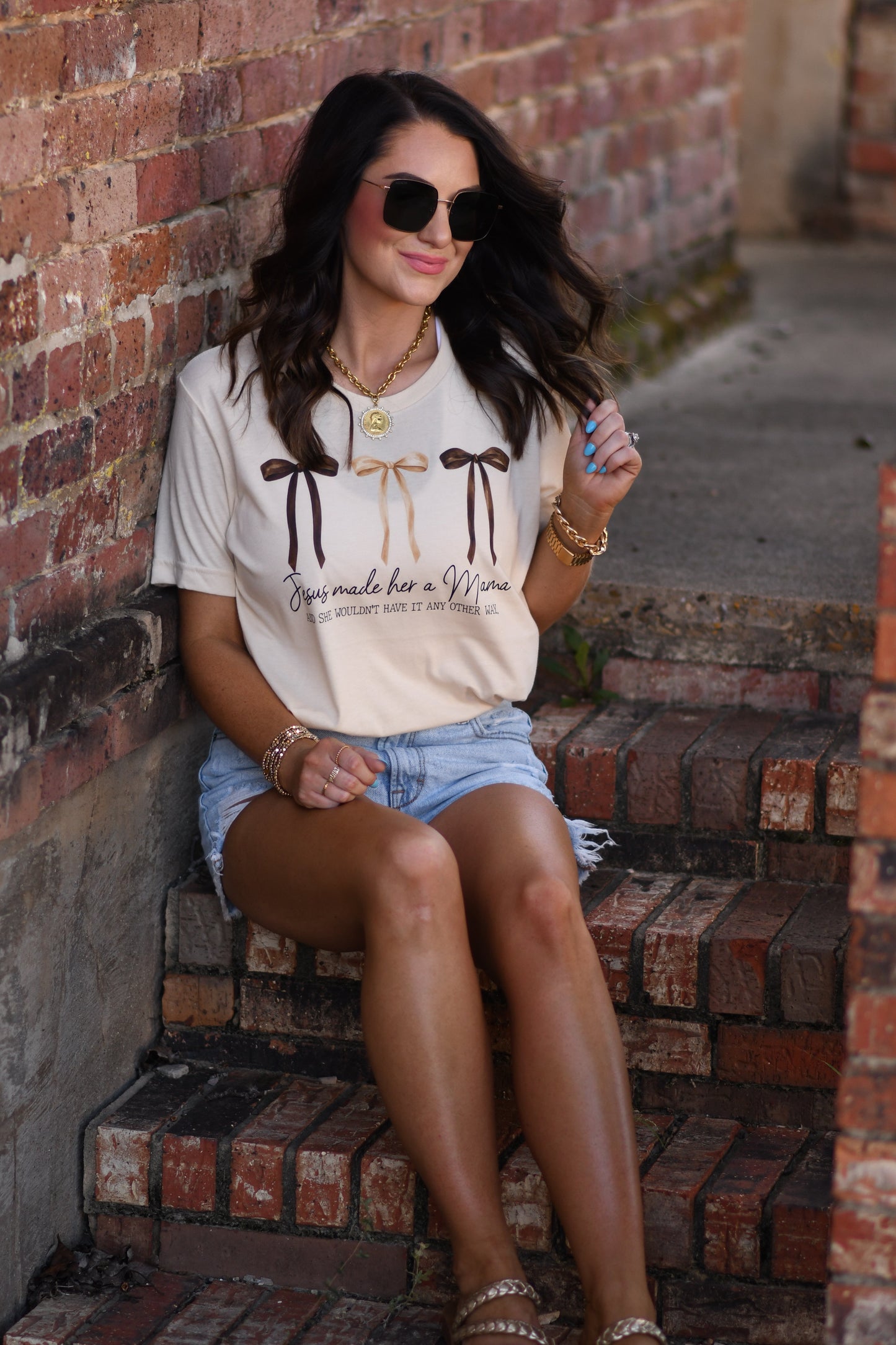 Jesus Made Her A Mama Tee