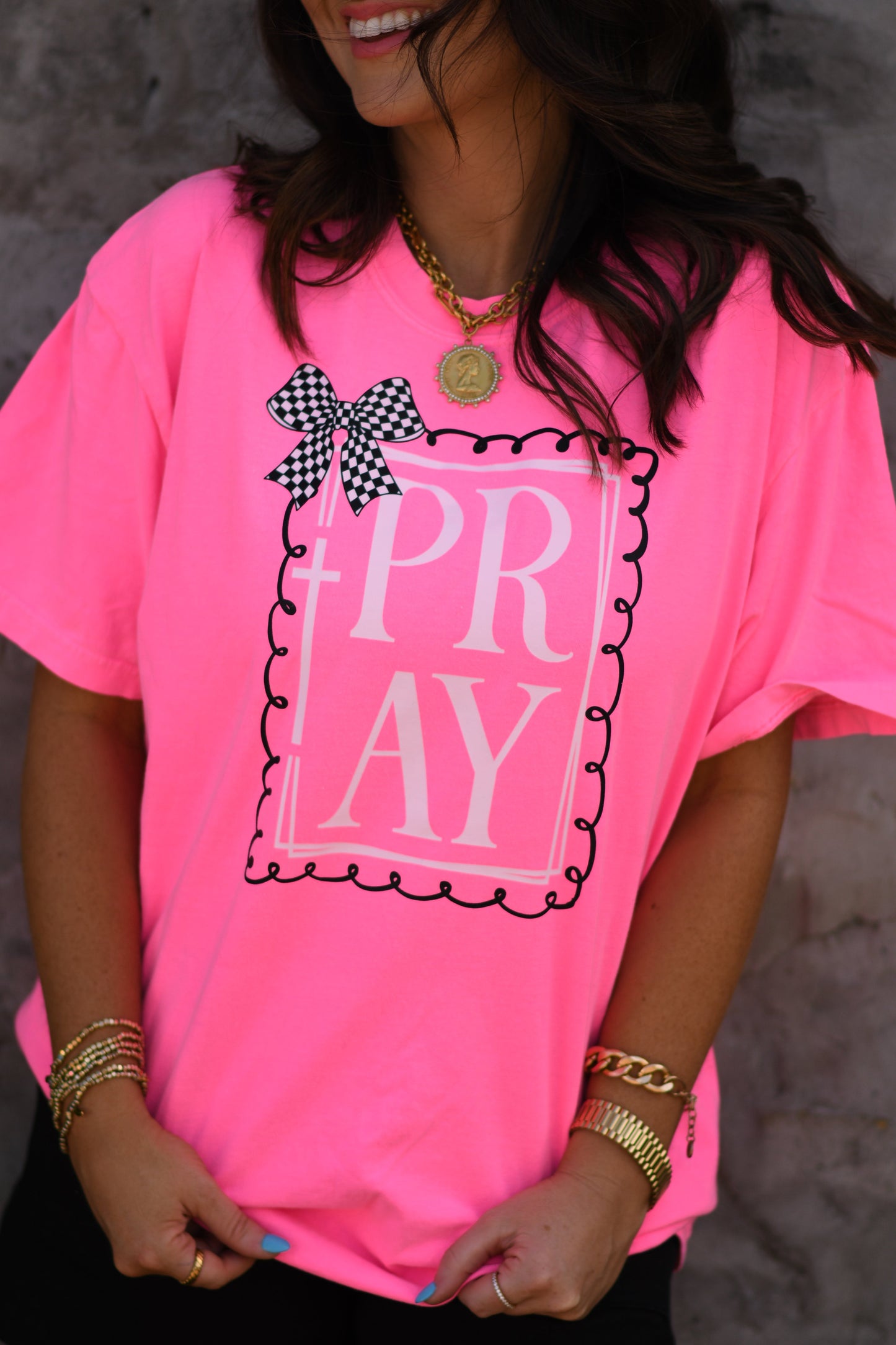 Pray Bow Tee