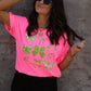 Neon Green Bows Tee