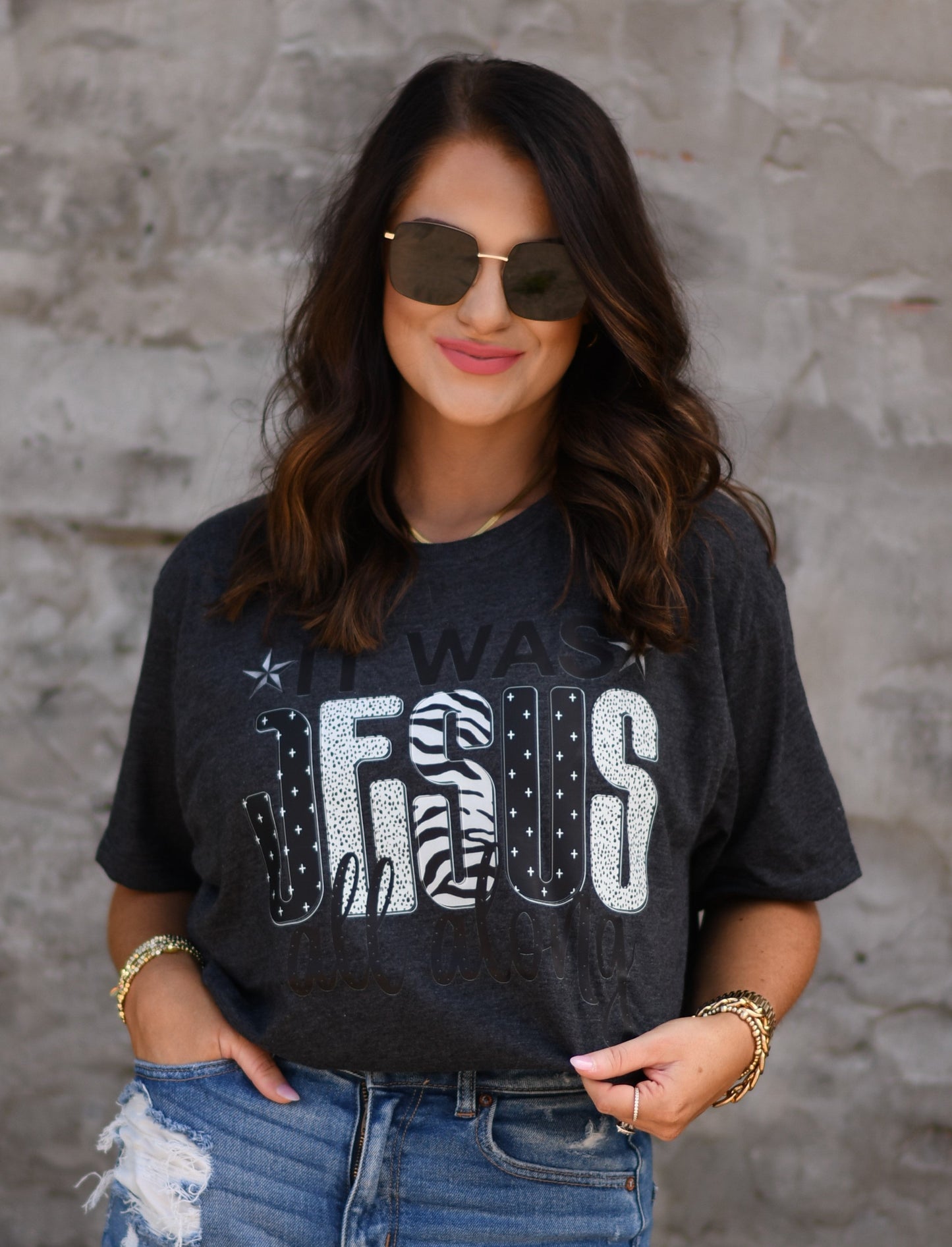 IT WAS JESUS ALL ALONG TEE