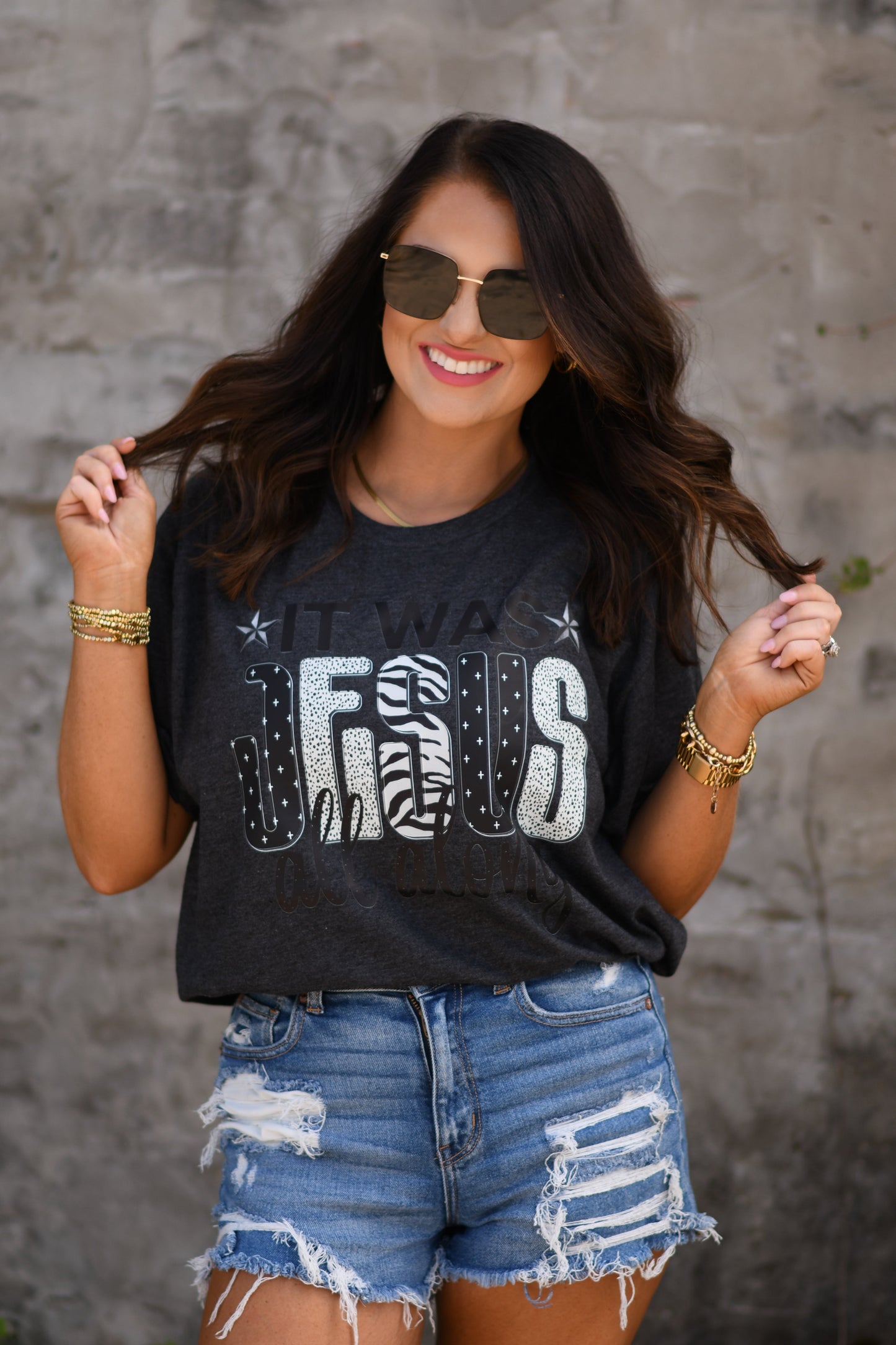 IT WAS JESUS ALL ALONG TEE