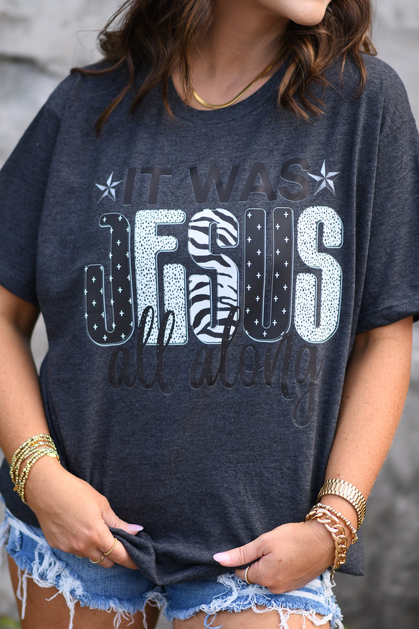 IT WAS JESUS ALL ALONG TEE