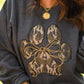 Camo Paw Print Sweatshirt / Tee