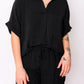 Because I Said So Dolman Sleeve Top in Black