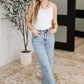 Debbie High Rise Stone Wash Straight Fit Jeans