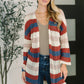Definitely Dapper Striped Knit Cardigan
