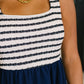 Dockside Darling Midi Dress in Navy