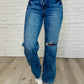 Dylan High Rise Rigid Magic Criss-Cross Waistband Straight Jeans