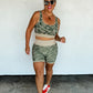 PREORDER: Camo Bra & Biker Short Set