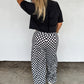 PREORDER: Haddie Wide Leg Checker Pants