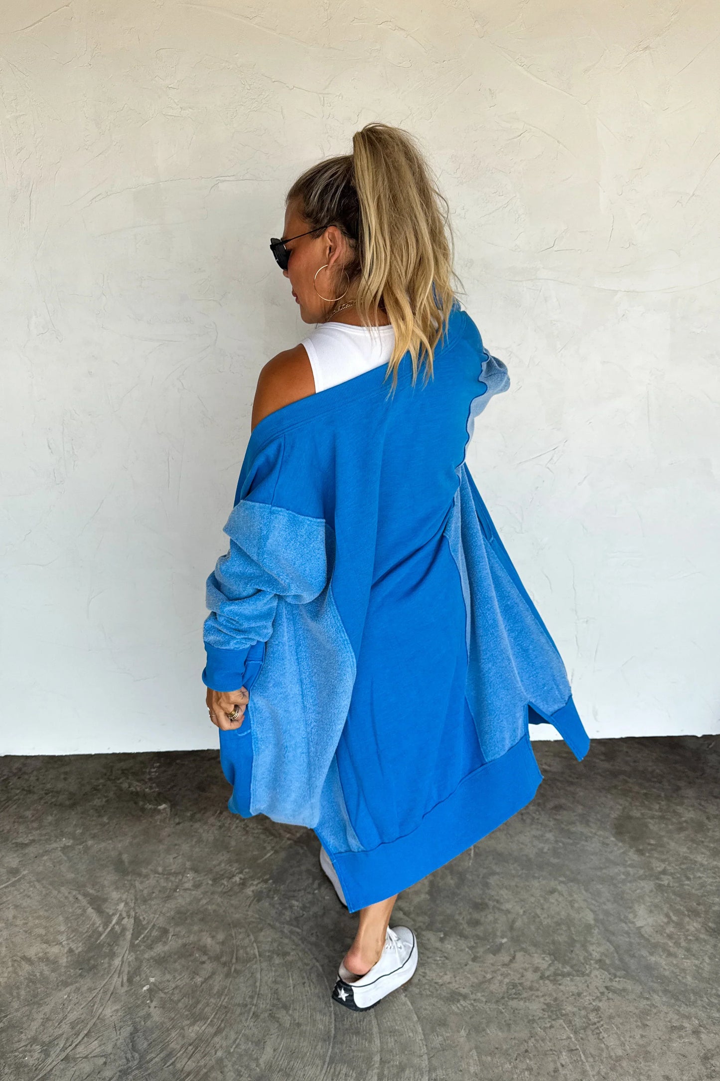 PREORDER: Desi Sweatshirt Cardigan