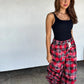 PREORDER: Plaid Behavior Wide Leg Pants
