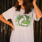 Green Volleyball Splatter Tee