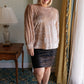 Gilded Age Sequin Skirt in Black