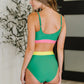 Fiji Color Block Swim Top