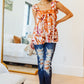 Francesca Embroidered Top in Rust