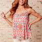 Free Spirited Mixed Print Tank