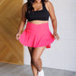 Full Force V Shaping High-Waist Skort in Flamingo Pink