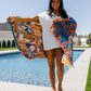 Luxury Beach Towel in Bird Of Paradise