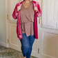 Dazzlingly Draped V-Neck Blouse