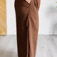 Harmony High Rise Wide Leg Pants in Brown