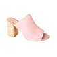 Helena Heeled Sandal in Blush Suede