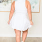 Hop, Skip and a Jump Dress and Shorts Set in White