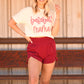 Baseball Mama Tinsel Tee