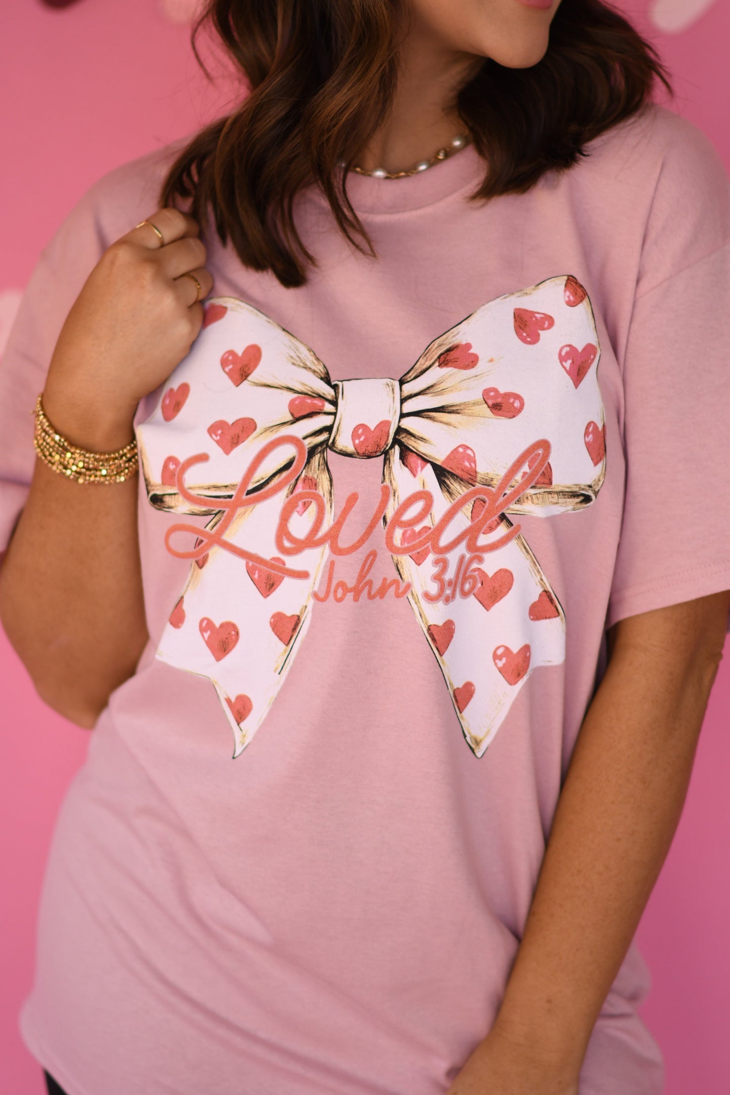 Loved Bow Tee