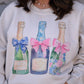 Floral Champagne Sweatshirt