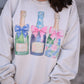 Floral Champagne Sweatshirt