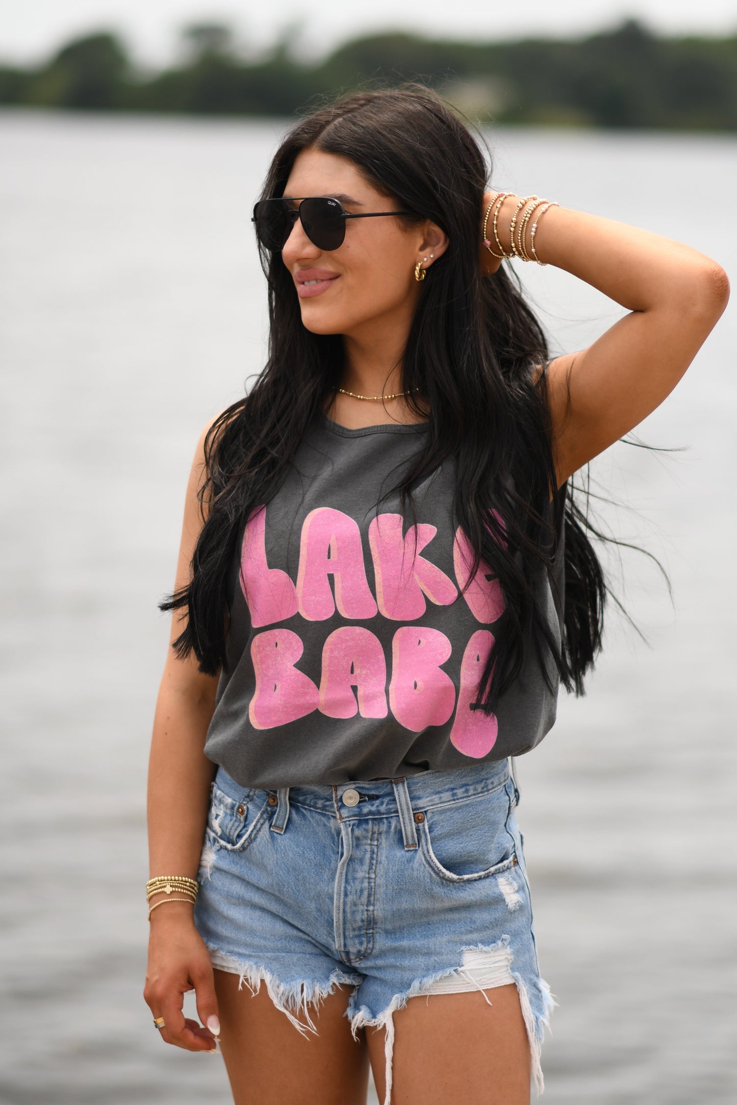 Lake Babe Bubble Tank/Tee