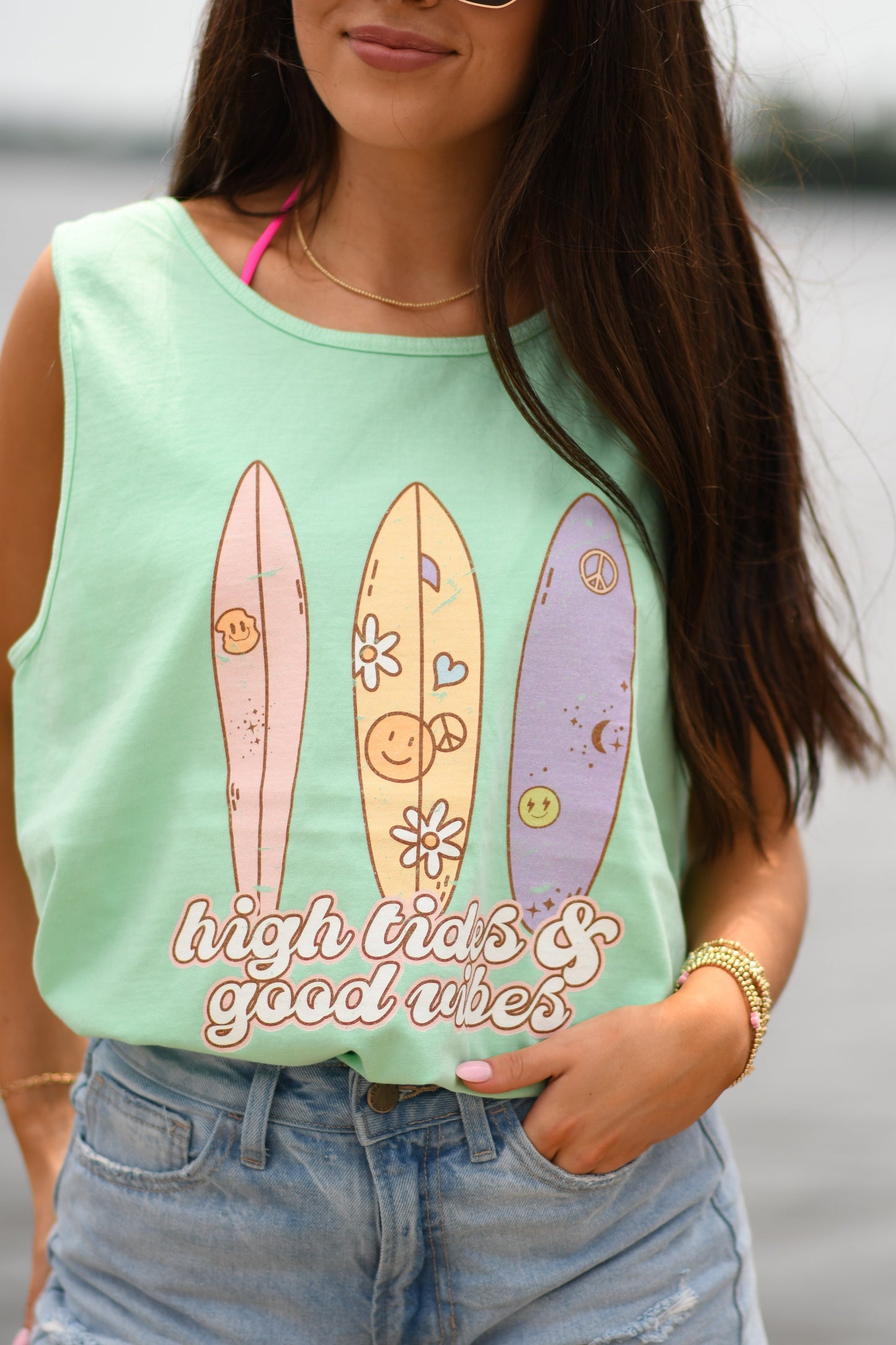 High Tides And Good Vibes Tank/Tee