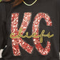 KC Chiefs Faux Sequin Tee