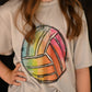 Rainbow Volleyball Tee