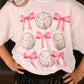 Volleyball And Bows Tee