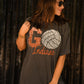 Go Faux Glitter Volleyball Custom Tee