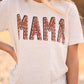 Mama Tooled Leather Tee