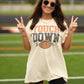 Touchdown Season Faux Glitter Tee