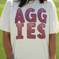 Aggies Faux Sparkle Tee