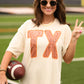 TX Faux Sequins Tee