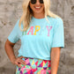 Happy Faux Patch Tee